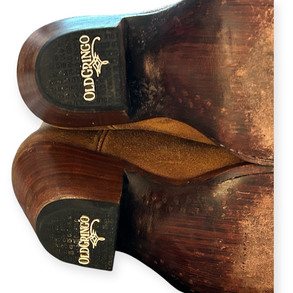 Old Gringo Brown Western Cowboy Boots - Picture 7 of 10